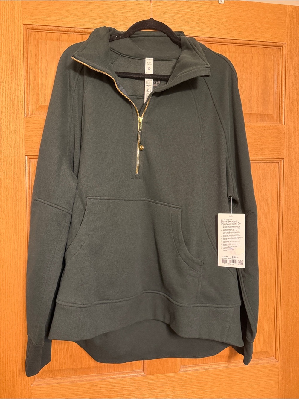 Lululemon Scuba oversized Rainforest Green